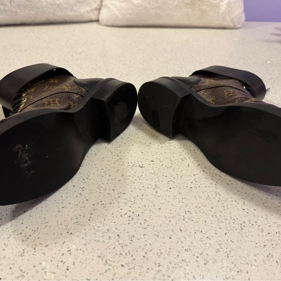 Louis Vuitton Monogram Ankle Boots - Brown - Picture 5 of 6